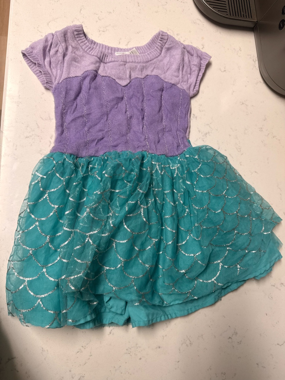 Disney Purple and Teal Mermaid Dress-Up Costume